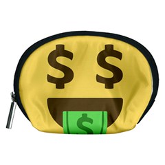 Money Face Emoji Accessory Pouches (medium)  by BestEmojis