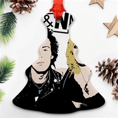 Sid And Nancy Ornament (christmas Tree)  by Valentinaart