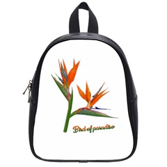 Bird Of Paradise School Bags (small)  by Valentinaart