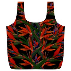 Bird Of Paradise Full Print Recycle Bags (l)  by Valentinaart