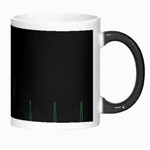 Heart Rate Line Green Black Wave Chevron Waves Morph Mugs Right