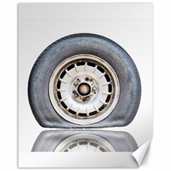 Flat Tire Vehicle Wear Street Canvas 16  X 20   by Nexatart