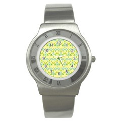 Simple Tribal Pattern Stainless Steel Watch by berwies