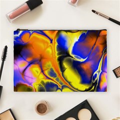 Fractal Art Pattern Cool Cosmetic Bag (large)  by Nexatart