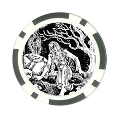 Vampire  Poker Chip Card Guard by Valentinaart