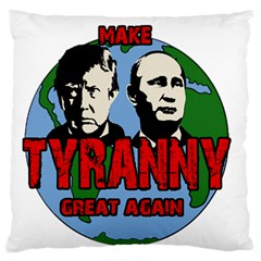 Make Tyranny Great Again Large Flano Cushion Case (one Side) by Valentinaart