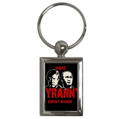 Make Tyranny Great Again Key Chains (rectangle)  by Valentinaart