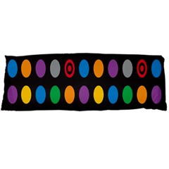 Polka Dots Rainbow Circle Body Pillow Case Dakimakura (two Sides) by Mariart