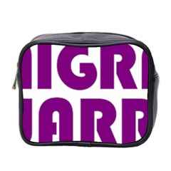 Migraine Warrior With Ribbon Mini Toiletries Bag 2-side by MigraineursHideout