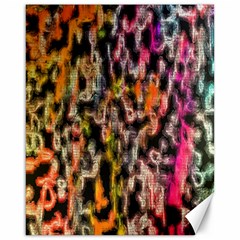 Colorful Texture                     Canvas 16  X 20  by LalyLauraFLM