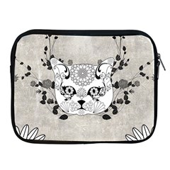 Wonderful Sugar Cat Skull Apple Ipad 2/3/4 Zipper Cases by FantasyWorld7