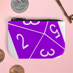 Number Purple Mini Coin Purses by Mariart