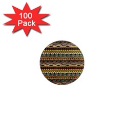 Aztec Pattern 1  Mini Magnets (100 Pack)  by BangZart