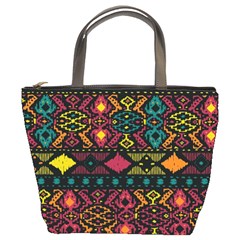 Bohemian Patterns Tribal Bucket Bags by BangZart