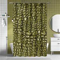 Aligator Skin Shower Curtain 48  X 72  (small)  by BangZart