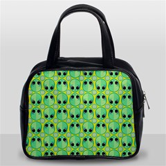 Alien Pattern Classic Handbags (2 Sides) by BangZart