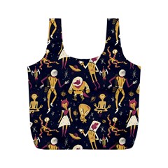 Alien Surface Pattern Full Print Recycle Bags (m)  by BangZart