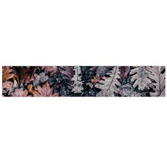 Leaf Leaves Autumn Fall Brown Flano Scarf (large) by BangZart