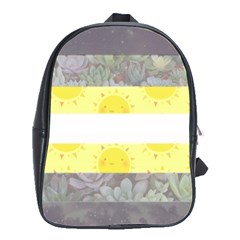 Nonbinary Flag School Bags(large)  by AnarchistTransPride