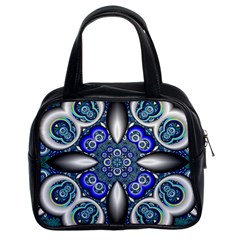 Fractal Cathedral Pattern Mosaic Classic Handbags (2 Sides) by BangZart