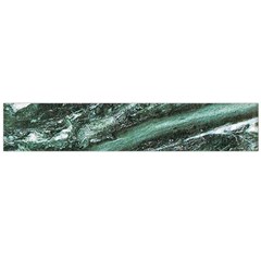 Green Marble Stone Texture Emerald  Flano Scarf (large) by paulaoliveiradesign