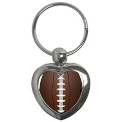 Football Ball Key Chains (heart)  by BangZart