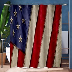 Usa Flag Shower Curtain 60  X 72  (medium)  by BangZart