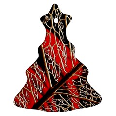 Leaf Pattern Christmas Tree Ornament (two Sides) by BangZart