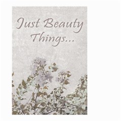 Shabby Chic Style Motivational Quote Small Garden Flag (two Sides) by dflcprints