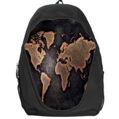 Grunge Map Of Earth Backpack Bag by BangZart