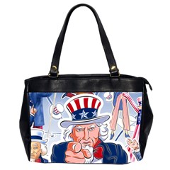 Independence Day United States Of America Office Handbags (2 Sides)  by BangZart