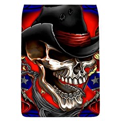 Confederate Flag Usa America United States Csa Civil War Rebel Dixie Military Poster Skull Flap Covers (l)  by BangZart