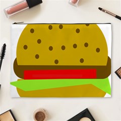 Hamburger Food Fast Food Burger Cosmetic Bag (xl) by Nexatart