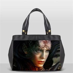 Digital Fantasy Girl Art Office Handbags by BangZart