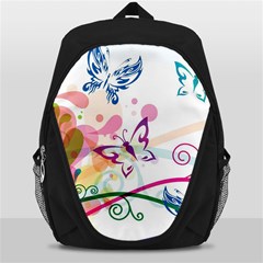 Butterfly Vector Art Backpack Bag by BangZart