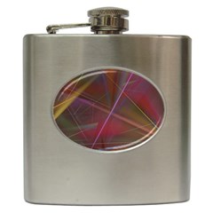 80sraveparty Hip Flask (6 Oz) by designsbyamerianna