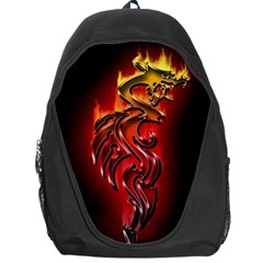 Dragon Fire Backpack Bag by BangZart