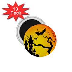 Halloween Night Terrors 1 75  Magnets (10 Pack)  by BangZart