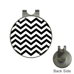 Black And White Chevron Hat Clips With Golf Markers by BangZart