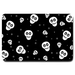 Skull Pattern Large Doormat  by BangZart