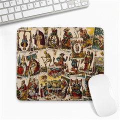 Tarot Cards Pattern Large Mousepads by Valentinaart