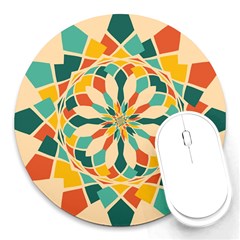 Summer Festival Round Mousepads by linceazul