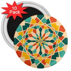 Summer Festival 3  Magnets (10 Pack)  by linceazul