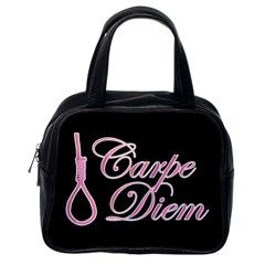 Carpe Diem  Classic Handbags (one Side) by Valentinaart