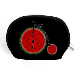 Watermelon Bicycle  Accessory Pouches (medium)  by Valentinaart