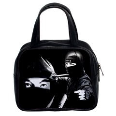 Ninja Classic Handbags (2 Sides) by Valentinaart