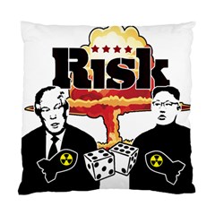 Nuclear Explosion Trump And Kim Jong Standard Cushion Case (one Side) by Valentinaart