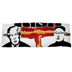 Nuclear Explosion Trump And Kim Jong Body Pillow Case Dakimakura (two Sides) by Valentinaart