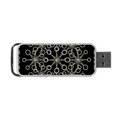 Ornate Chained Atrwork Portable Usb Flash (one Side) by dflcprints