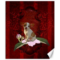 Sweet Little Chihuahua Canvas 20  X 24   by FantasyWorld7